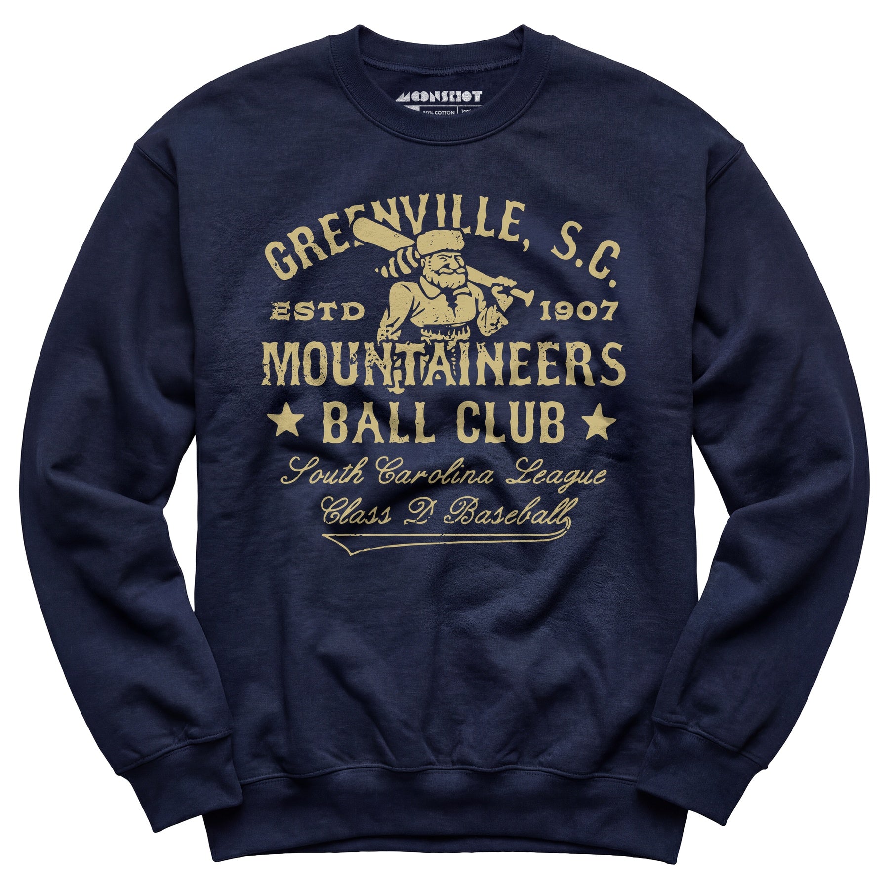 Greenville Mountaineers - South Carolina - Vintage Defunct Baseball Teams - Unisex Sweatshirt