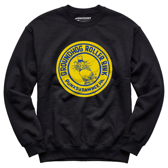 Groundhog Roller Rink - Punxsutawney, PA - Vintage Roller Rink - Unisex Sweatshirt