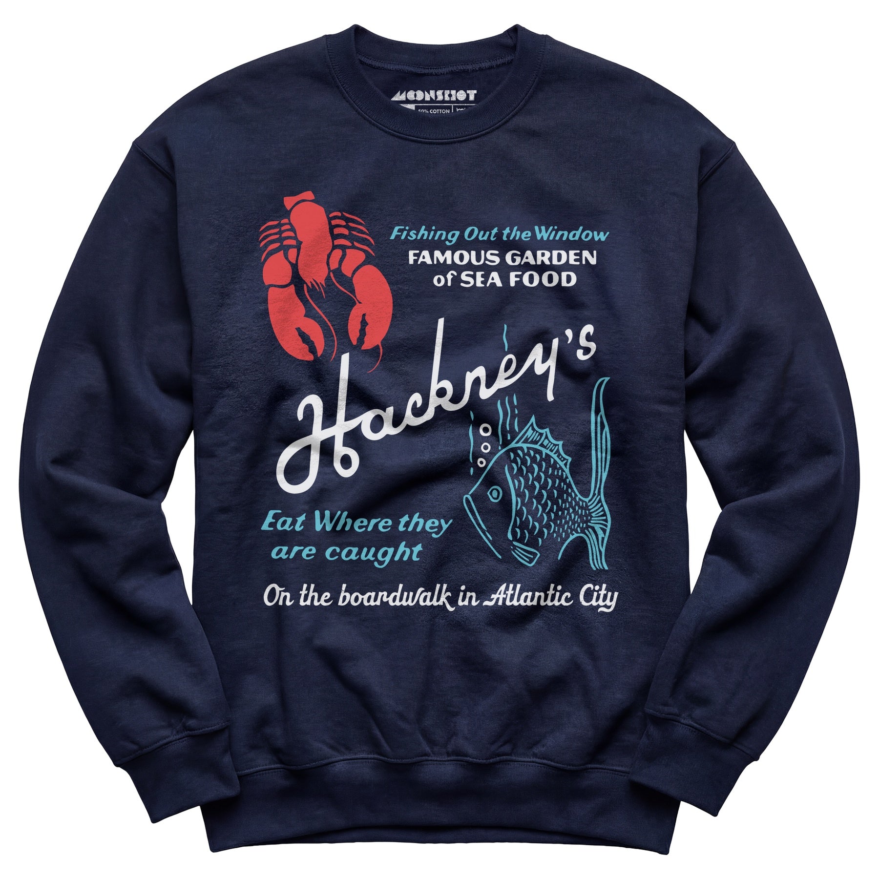 Hackney's - Atlantic City, NJ - Vintage Restaurant - Unisex Sweatshirt