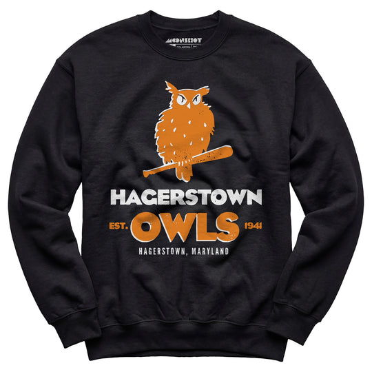 Hagerstown Owls - Maryland - Vintage Defunct Baseball Teams - Unisex Sweatshirt
