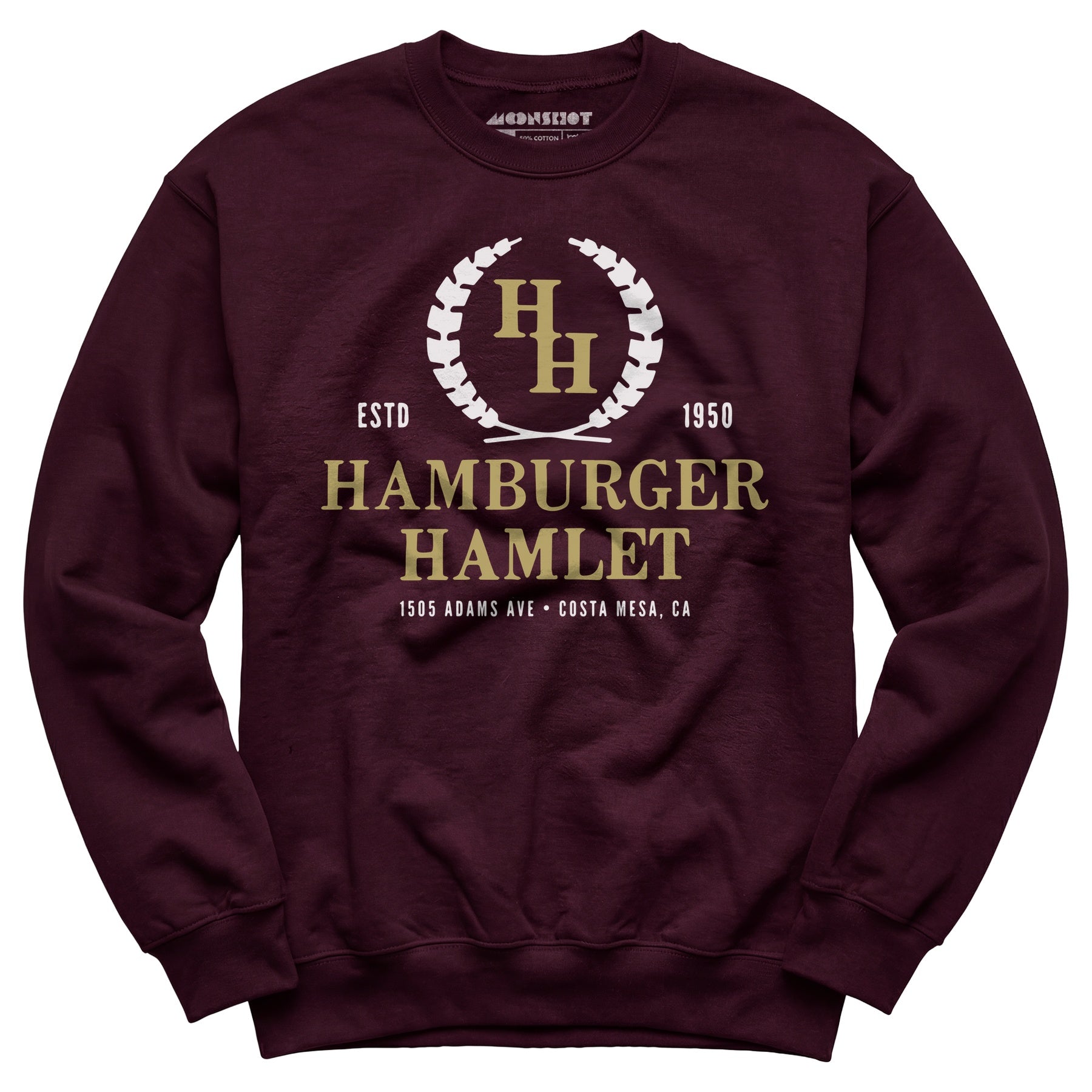 Hamburger Hamlet - Costa Mesa, CA - Vintage Restaurant - Unisex Sweatshirt