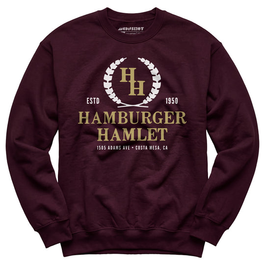 Hamburger Hamlet - Costa Mesa, CA - Vintage Restaurant - Unisex Sweatshirt