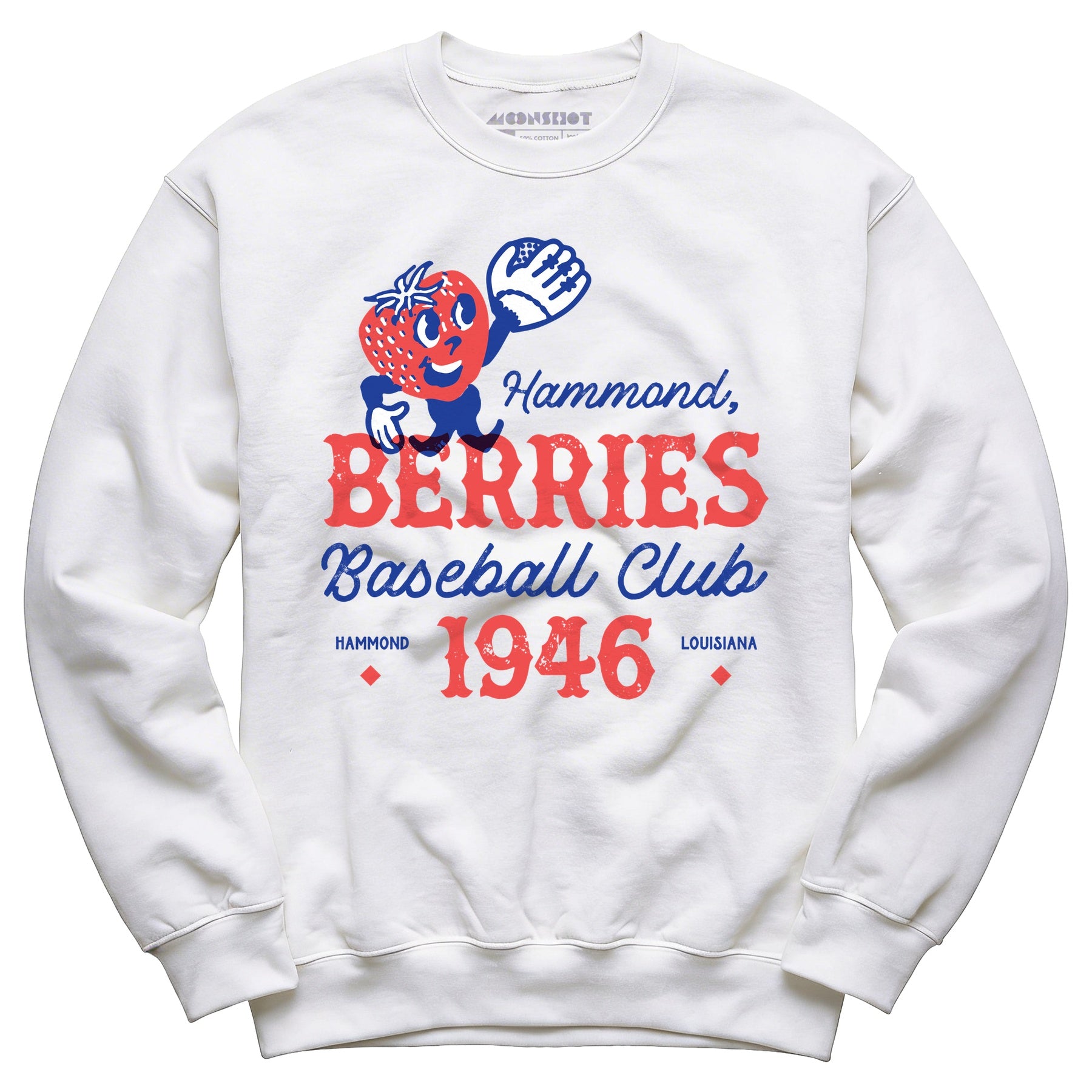 Hammond Berries - Louisiana - Vintage Defunct Baseball Teams - Unisex Sweatshirt