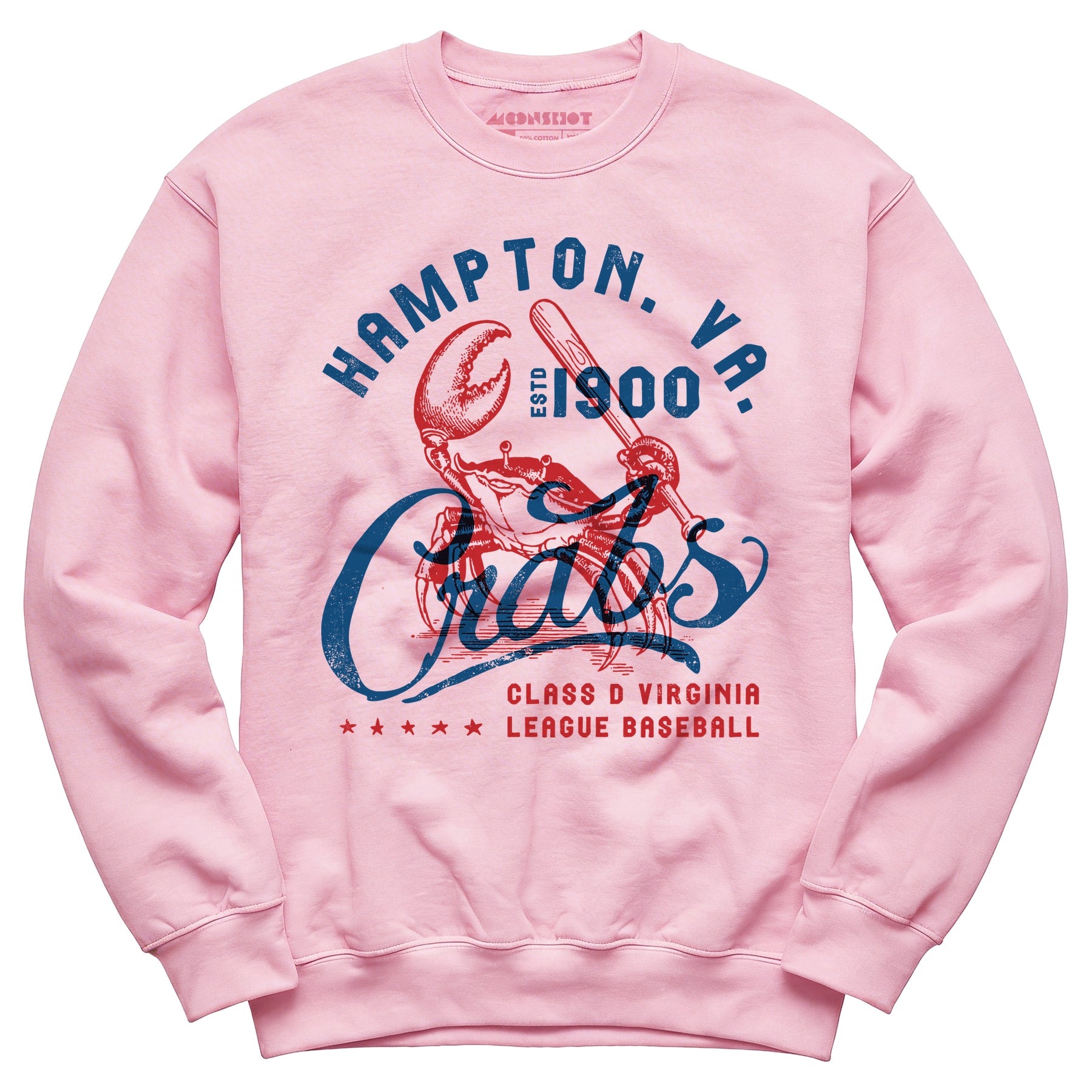 Hampton Crabs - Virginia - Vintage Defunct Baseball Teams - Unisex Sweatshirt