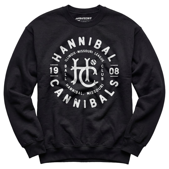 Hannibal Cannibals - Missouri - Vintage Defunct Baseball Teams - Unisex Sweatshirt