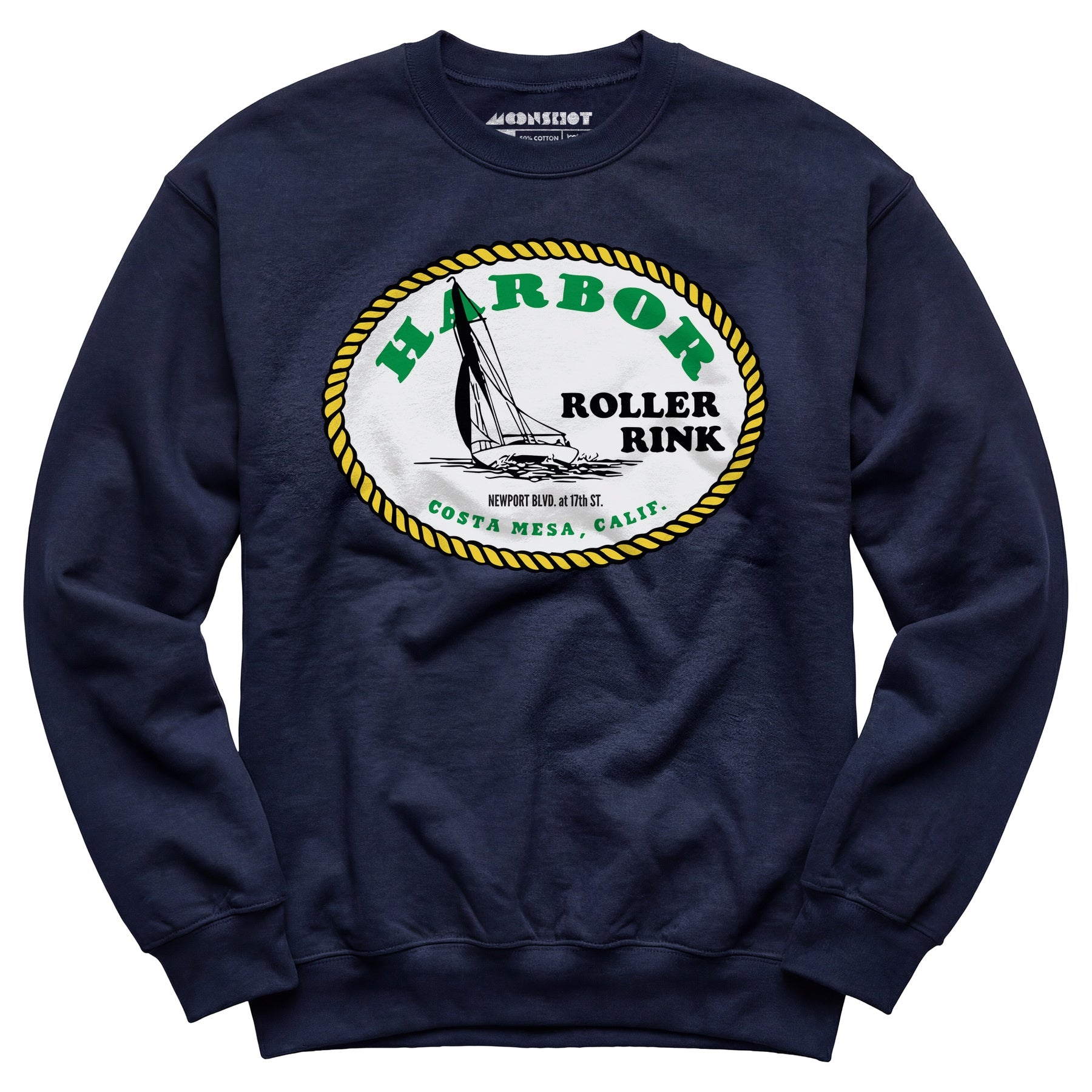 Harbor Roller Rink - Costa Mesa, CA - Vintage Roller Rink - Unisex Sweatshirt