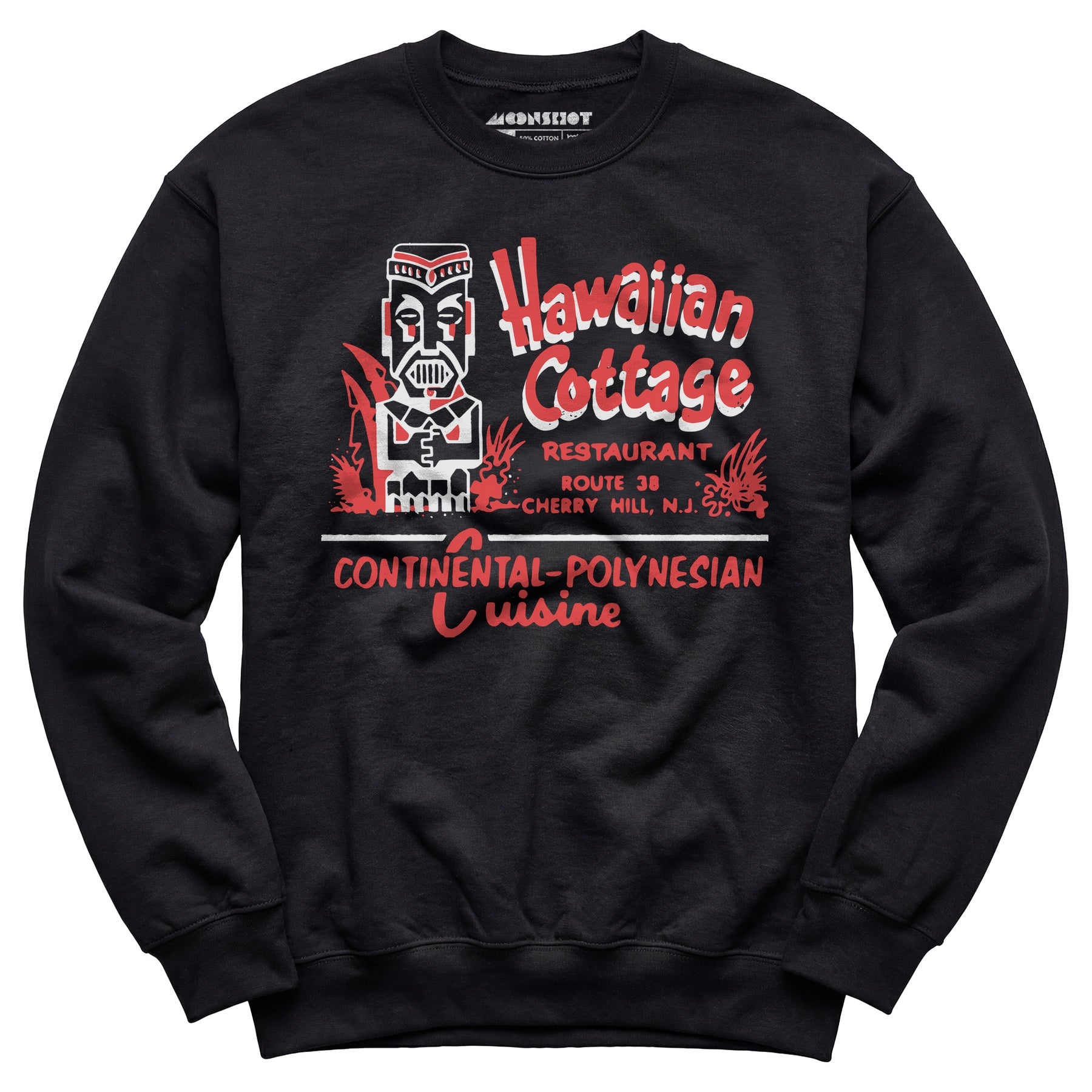 Hawaiian Cottage - Cherry Hill, NJ - Vintage Tiki Bar - Unisex Sweatshirt