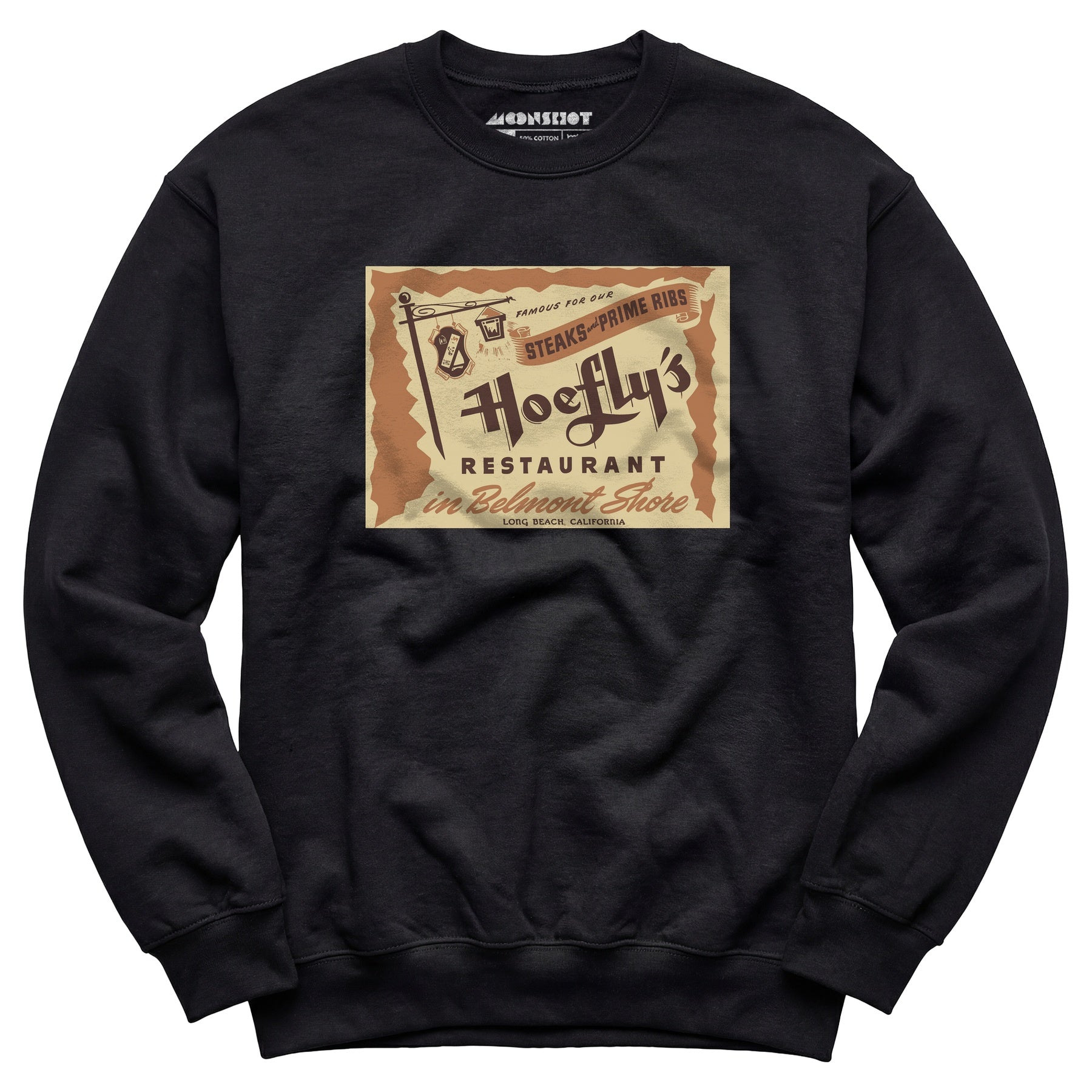 Hoefly's - Belmont Shore, CA - Vintage Restaurant - Unisex Sweatshirt