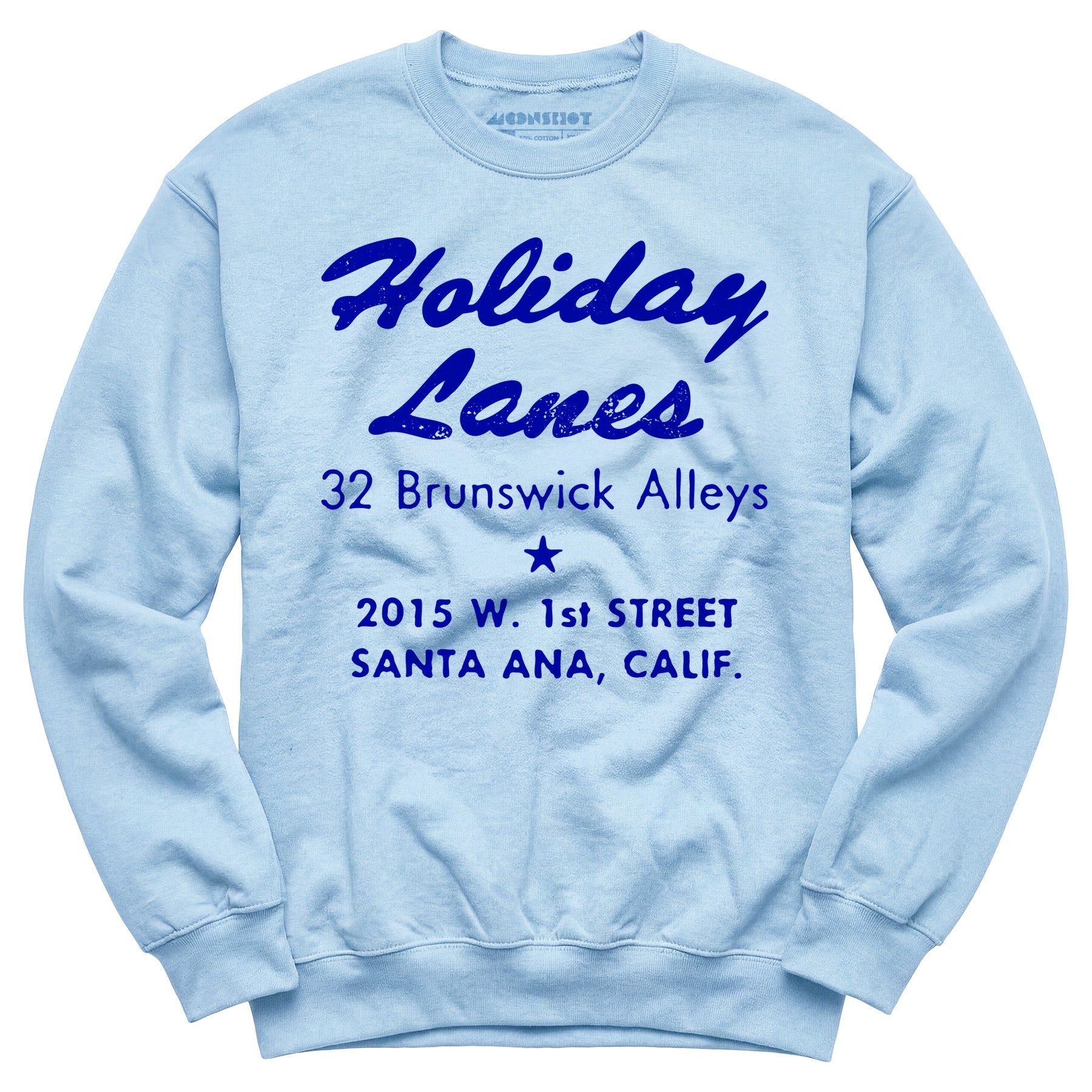 Holiday Lanes - Santa Ana, CA - Vintage Bowling Alley - Unisex Sweatshirt