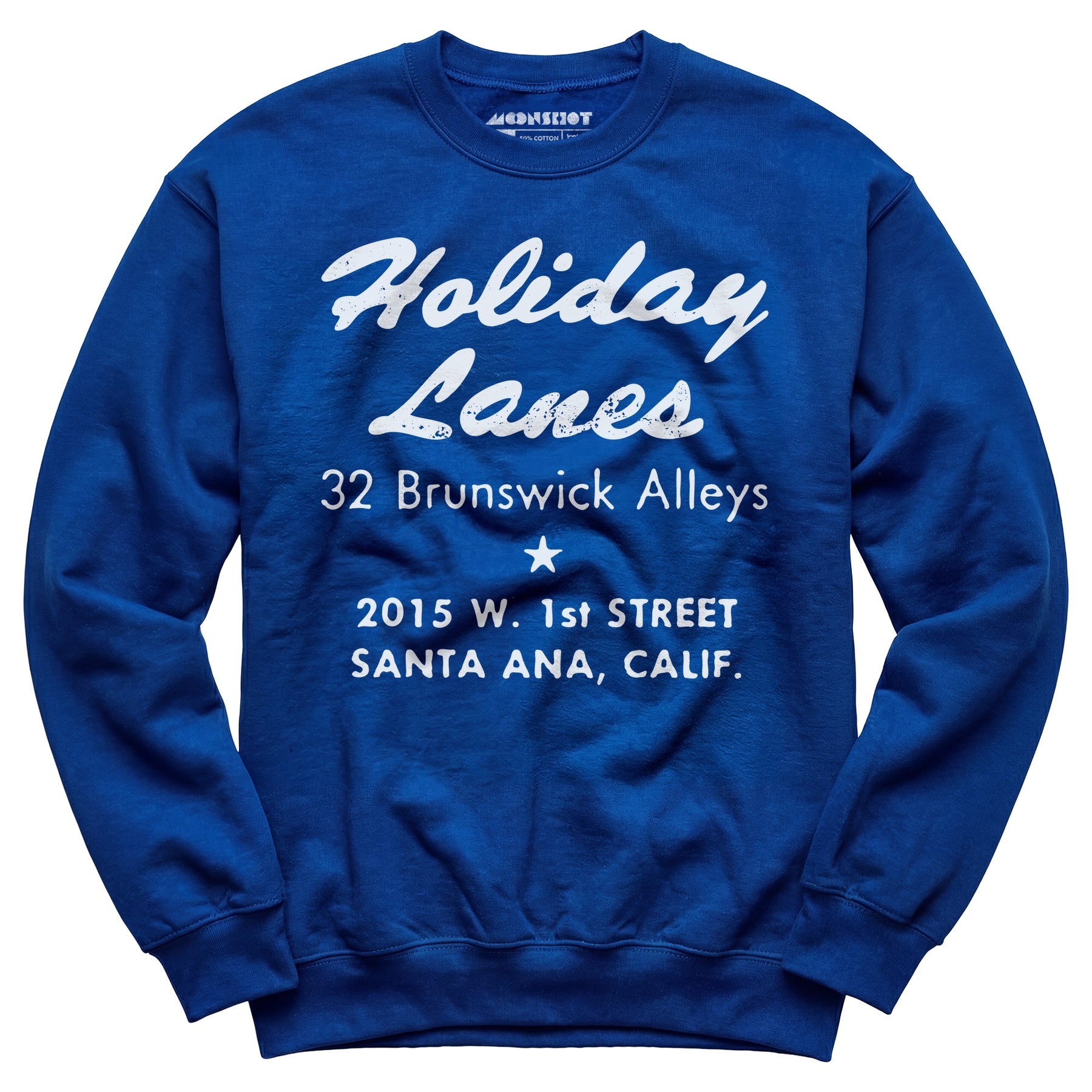 Holiday Lanes - Santa Ana, CA - Vintage Bowling Alley - Unisex Sweatshirt