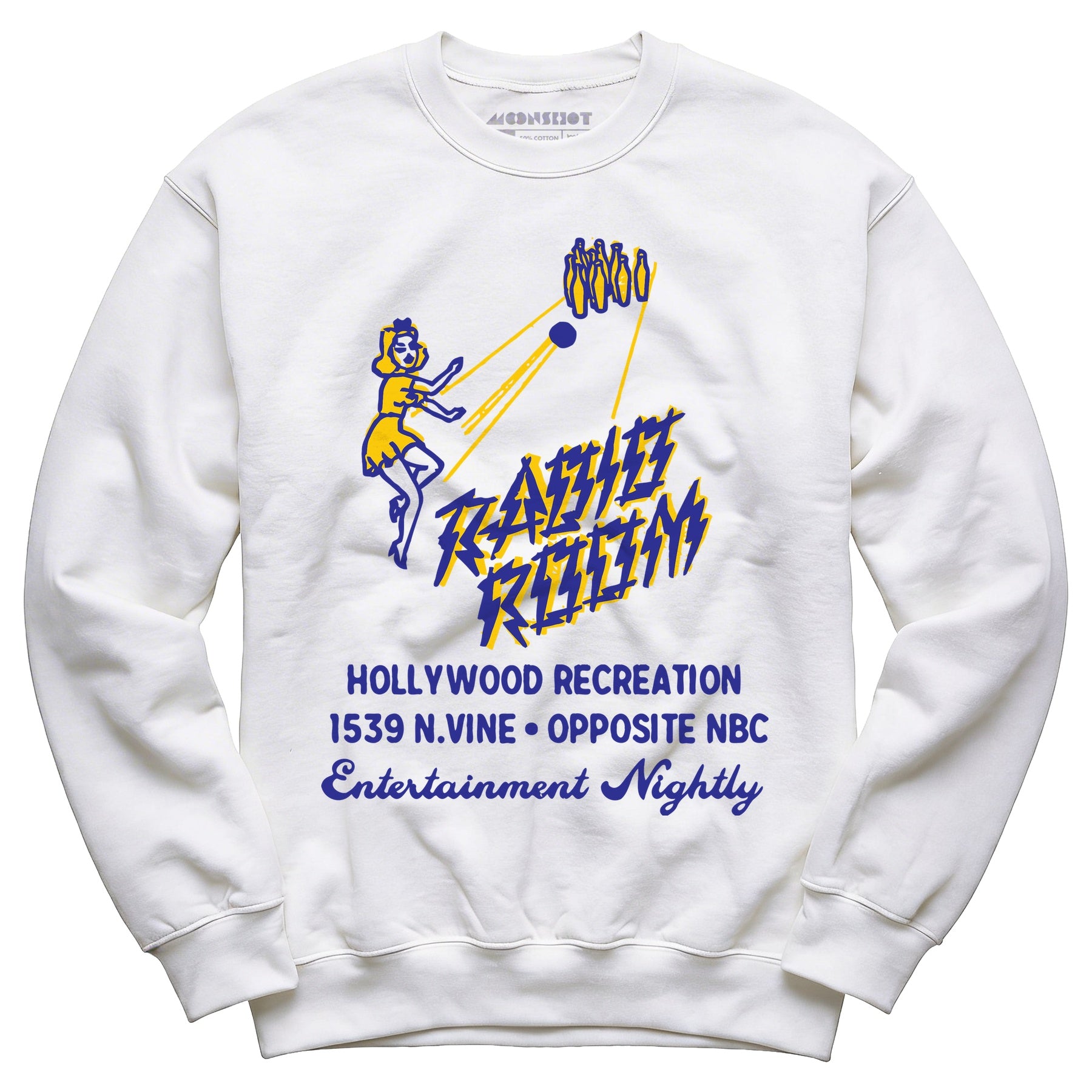 Hollywood Recreation Center - Hollywood, CA - Vintage Bowling Alley - Unisex Sweatshirt