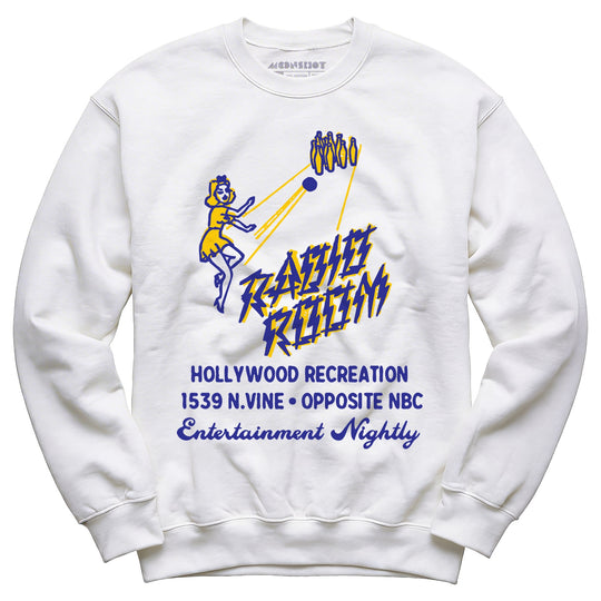 Hollywood Recreation Center - Hollywood, CA - Vintage Bowling Alley - Unisex Sweatshirt