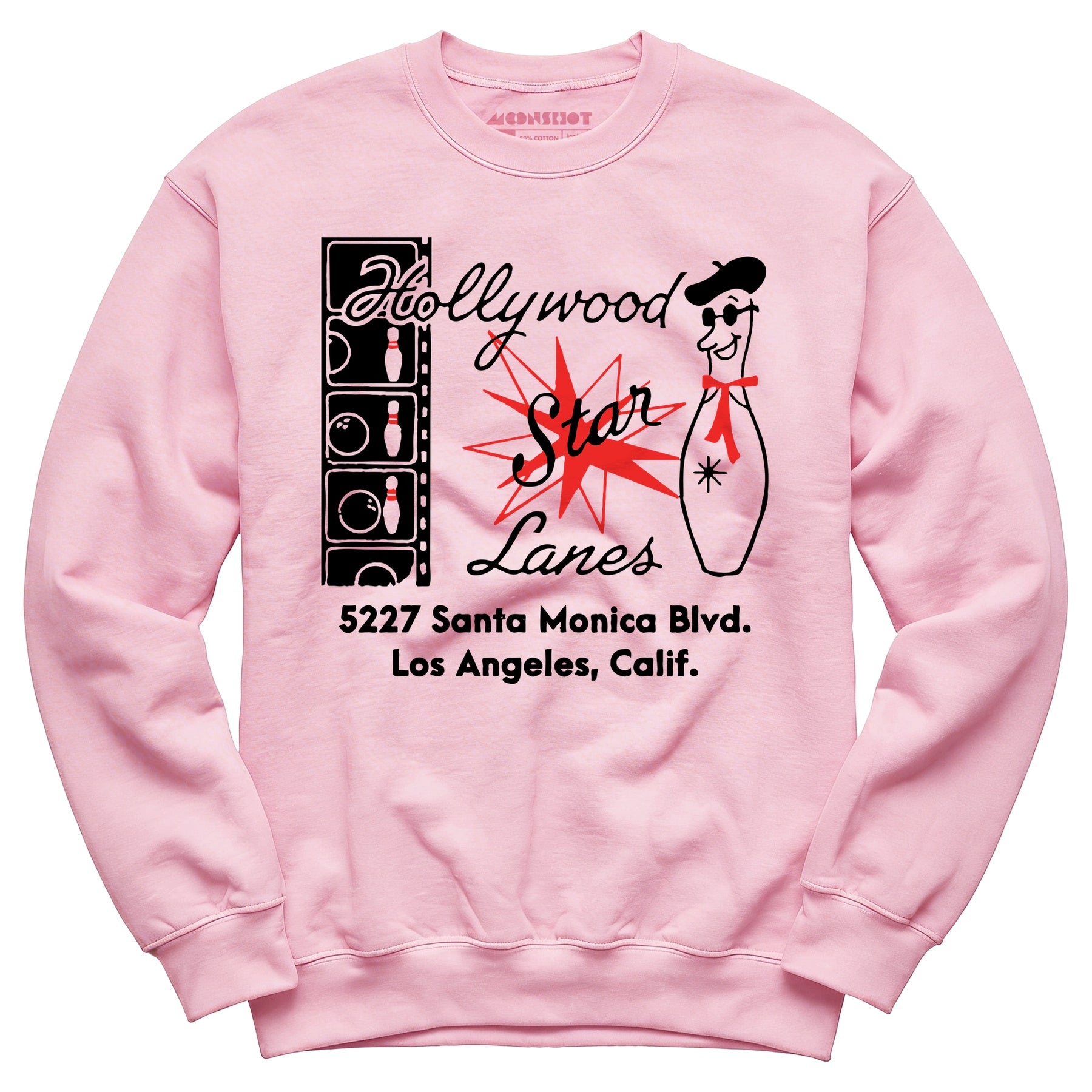 Hollywood Star Lanes - Los Angeles, CA - Vintage Bowling Alley - Unisex Sweatshirt