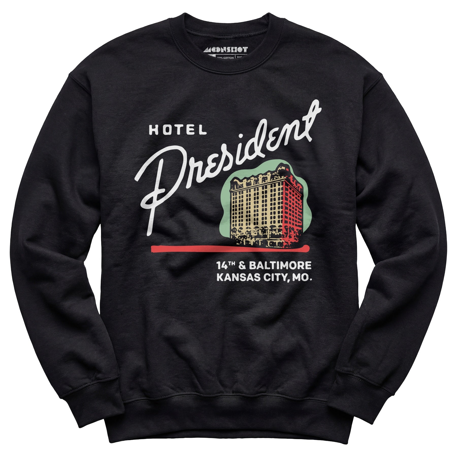 Hotel President - Kansas City, MO - Vintage Hotel - Unisex Sweatshirt