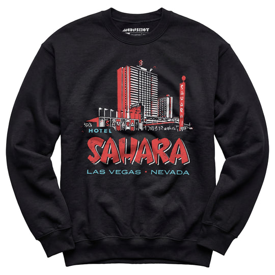 Hotel Sahara Exterior - Vintage Las Vegas - Unisex Sweatshirt