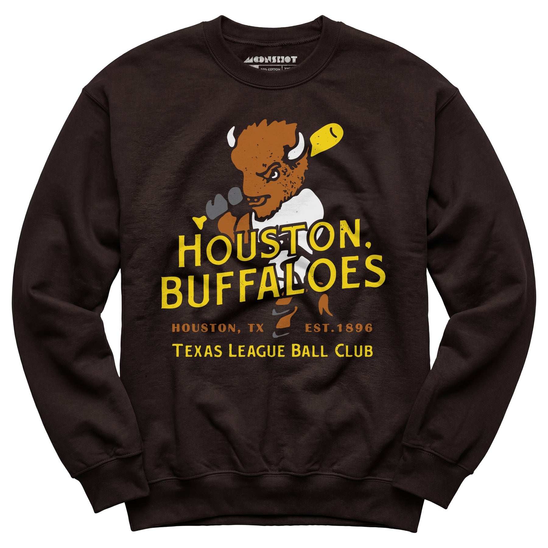 Houston Buffaloes - Texas - Vintage Defunct Baseball Teams - Unisex Sweatshirt