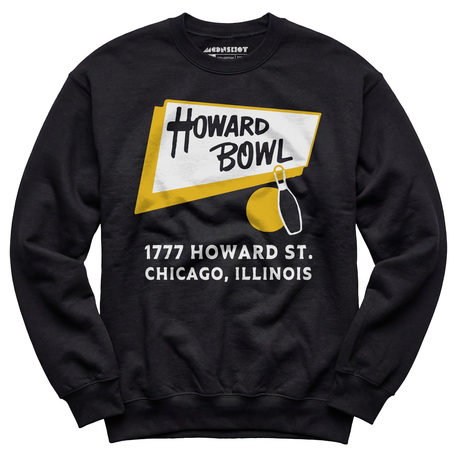Howard Bowl - Chicago, IL - Vintage Bowling Alley - Unisex Sweatshirt