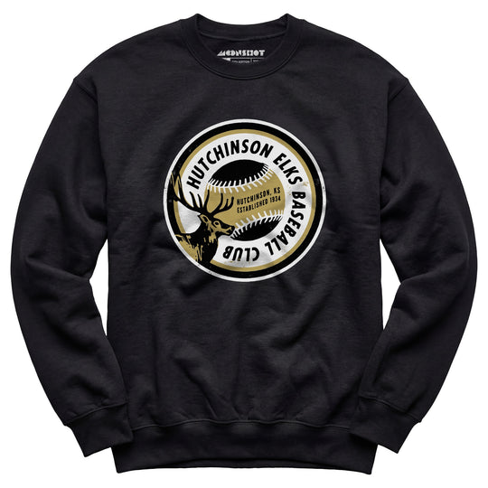 Hutchinson Elks - Kansas - Vintage Defunct Baseball Teams - Unisex Sweatshirt