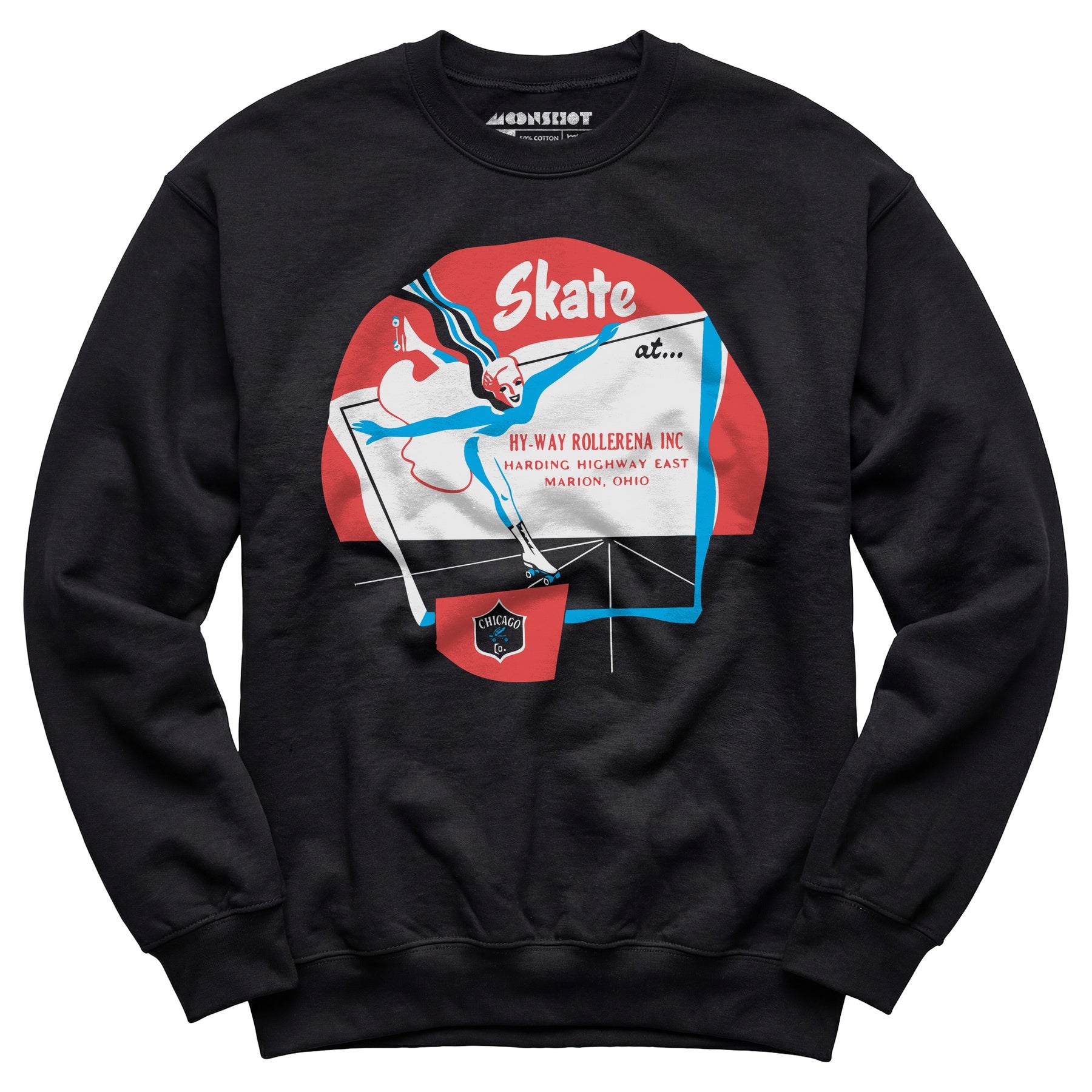 Hy-Way Rollerena - Marion, OH - Vintage Roller Rink - Unisex Sweatshirt