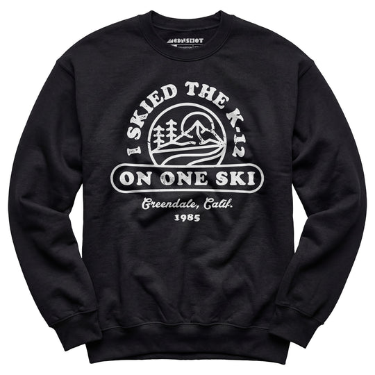 I Skied The K-12 on One Ski v2 - Unisex Sweatshirt