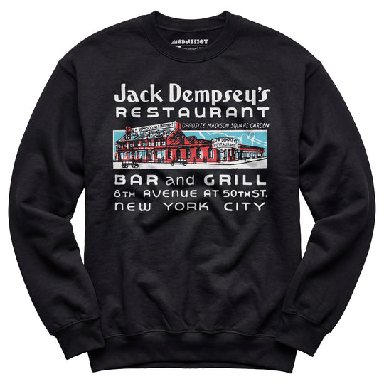 Jack Dempsey's v2 - Manhattan, NY - Vintage Restaurant - Unisex Sweatshirt