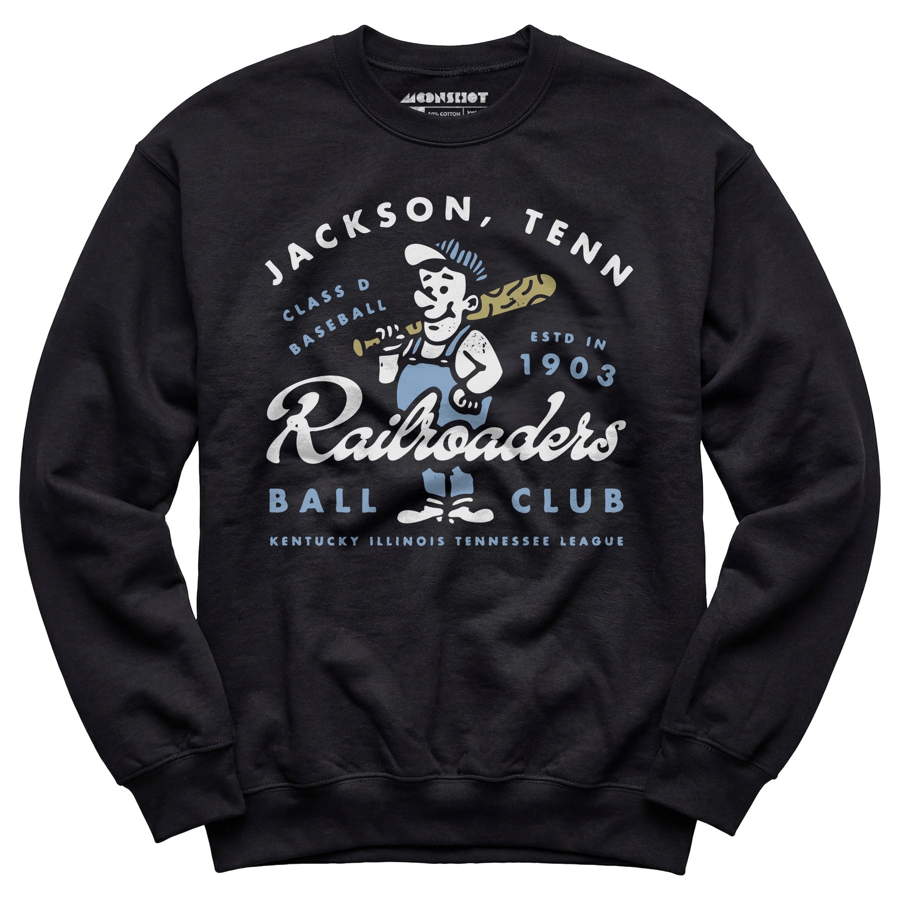 Jackson Railroaders - Tennessee - Vintage Defunct Baseball Teams - Unisex Sweatshirt