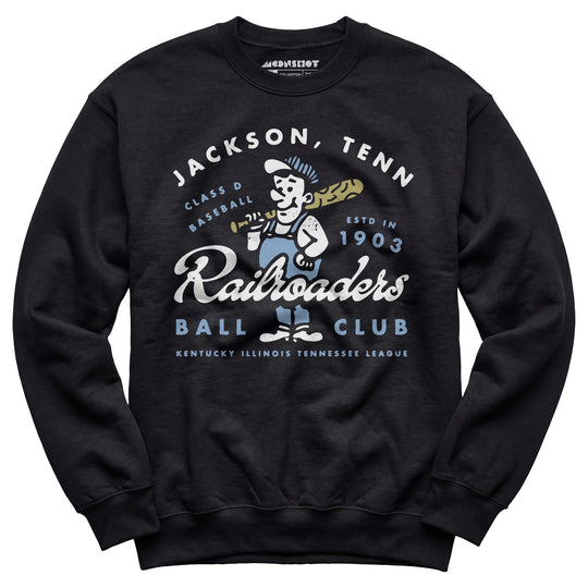 Jackson Railroaders - Tennessee - Vintage Defunct Baseball Teams - Unisex Sweatshirt