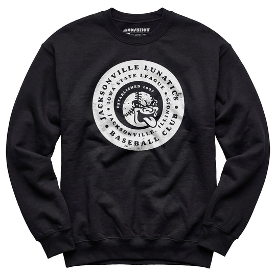 Jacksonville Lunatics - Illinois - Vintage Defunct Baseball Teams - Unisex Sweatshirt
