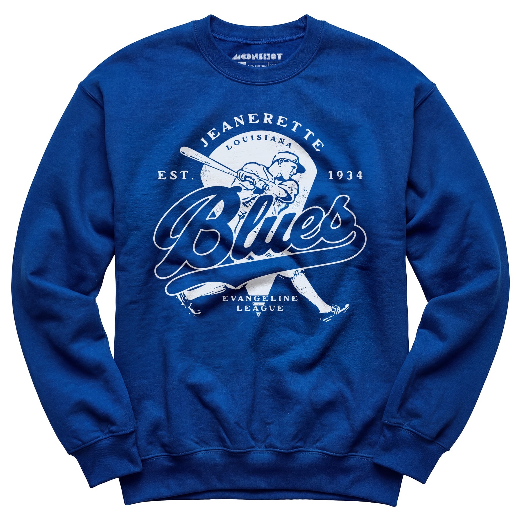 Jeanerette Blues - Louisiana - Vintage Defunct Baseball Teams - Unisex Sweatshirt