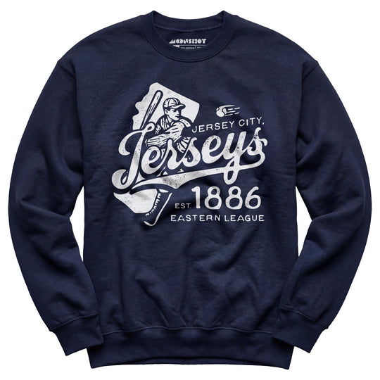 Jersey City Jerseys - New Jersey - Vintage Defunct Baseball Teams - Unisex Sweatshirt