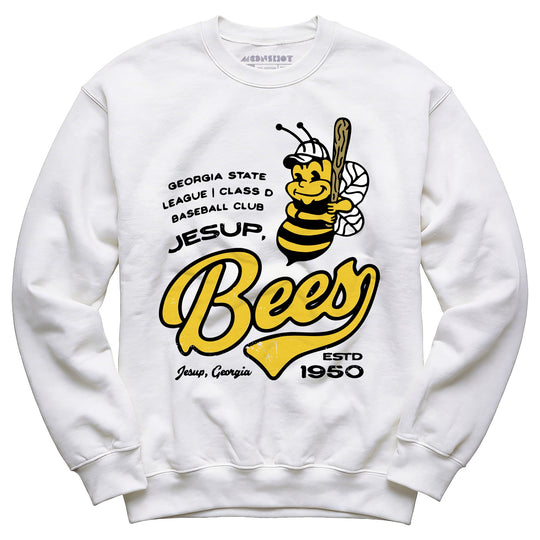 Jesup Bees - Georgia - Vintage Defunct Baseball Teams - Unisex Sweatshirt
