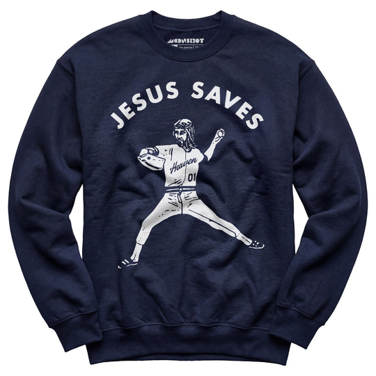 Jesus Saves - Lefty - Unisex Sweatshirt