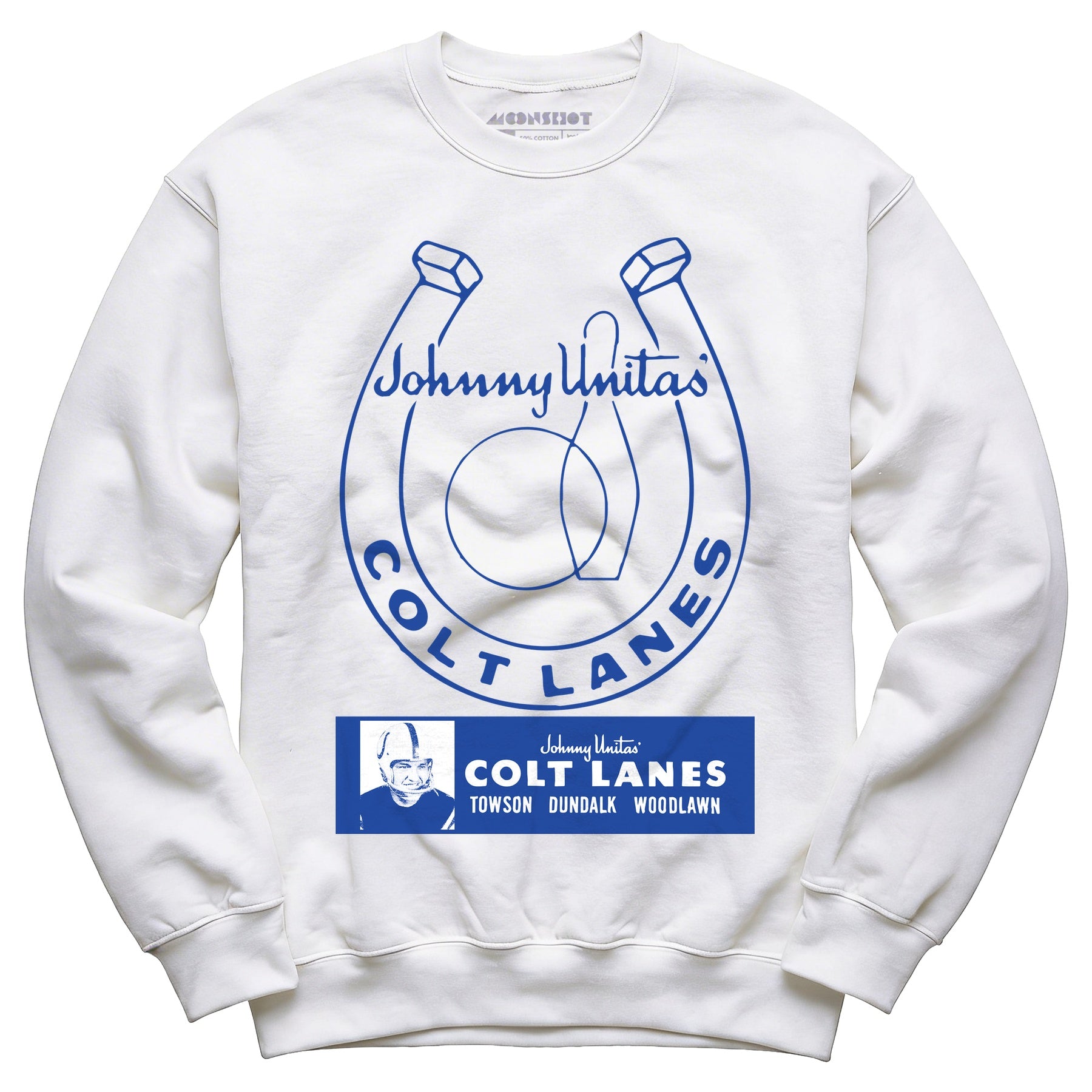 Johnny Unitas Colt Lanes - Maryland - Vintage Bowling Alley - Unisex Sweatshirt
