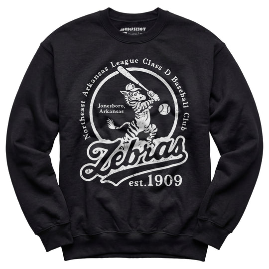 Jonesboro Zebras - Arkansas - Vintage Defunct Baseball Teams - Unisex Sweatshirt
