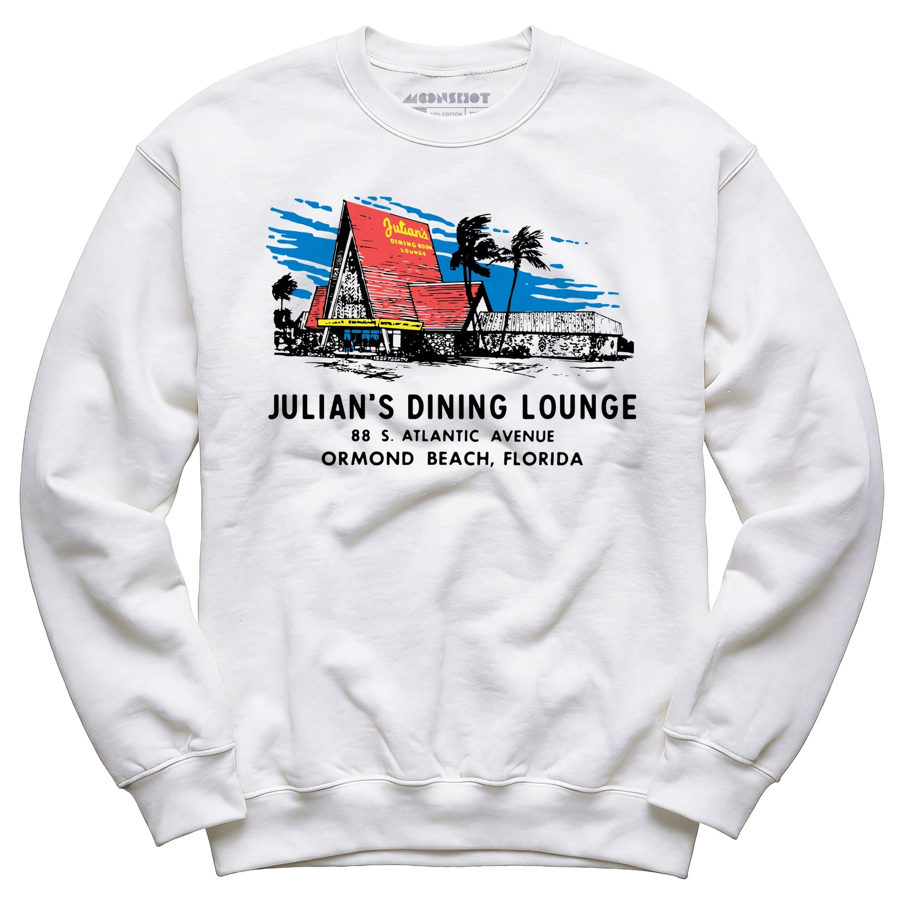 Julian's Dining Lounge - Ormond Beach, FL - Vintage Restaurant - Unisex Sweatshirt