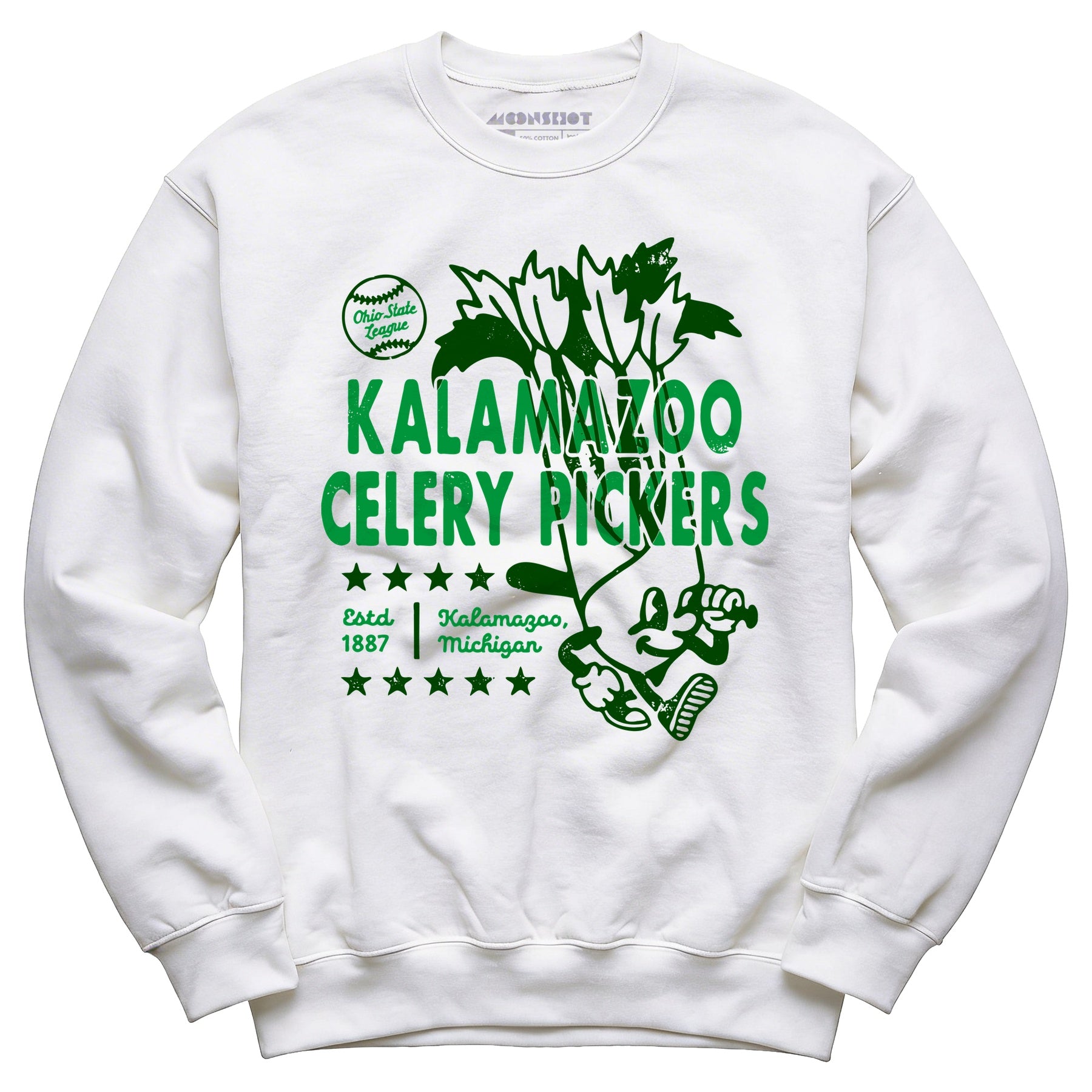 Kalamazoo Celery Pickers - Michigan - Vintage Defunct Baseball Teams - Unisex Sweatshirt