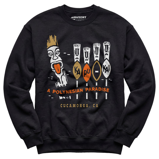 Kapu Kai - Cucamonga, CA - Vintage Tiki Bar - Unisex Sweatshirt