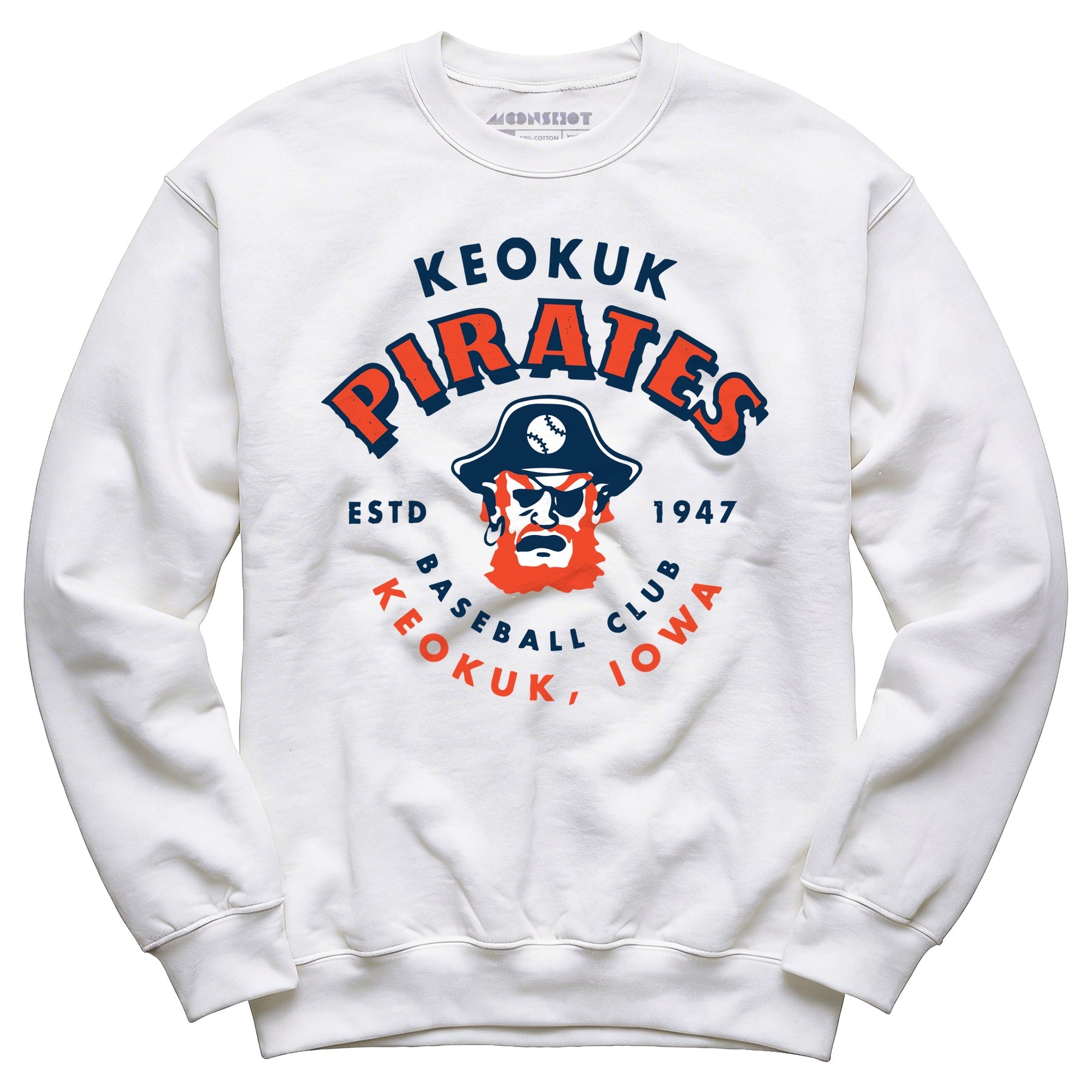 Keokuk Pirates - Iowa - Vintage Defunct Baseball Teams - Unisex Sweatshirt