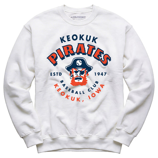 Keokuk Pirates - Iowa - Vintage Defunct Baseball Teams - Unisex Sweatshirt