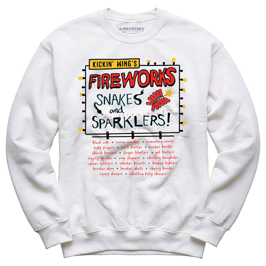 Kickin' Wing's Fireworks - Unisex Sweatshirt