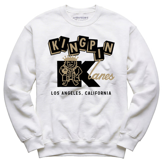 Kingpin Lanes - Los Angeles, CA - Vintage Bowling Alley - Unisex Sweatshirt