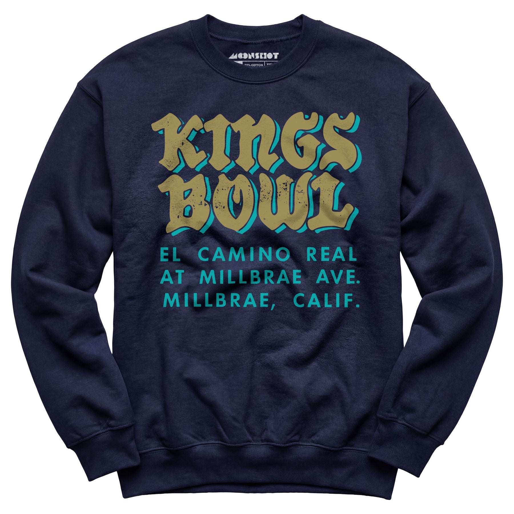 Kings Bowl - Millbrae, CA - Vintage Bowling Alley - Unisex Sweatshirt