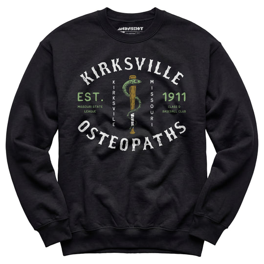 Kirksville Osteopaths - Missouri - Vintage Defunct Baseball Teams - Unisex Sweatshirt