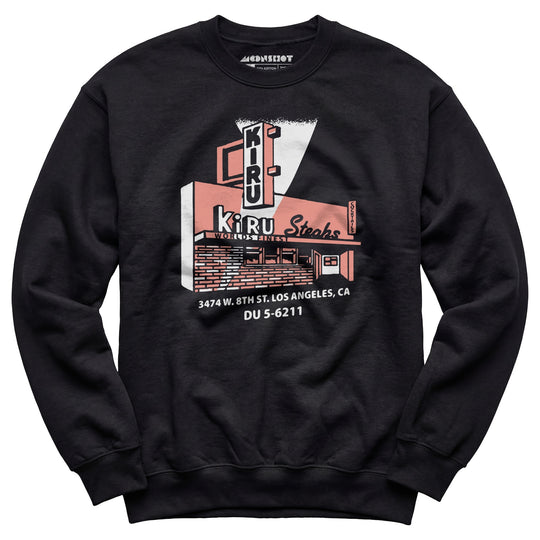Kiru Steaks - Los Angeles, CA - Vintage Restaurant - Unisex Sweatshirt