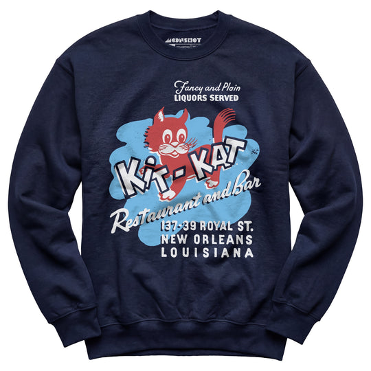 Kit-Kat - New Orleans, LA - Vintage Restaurant - Unisex Sweatshirt