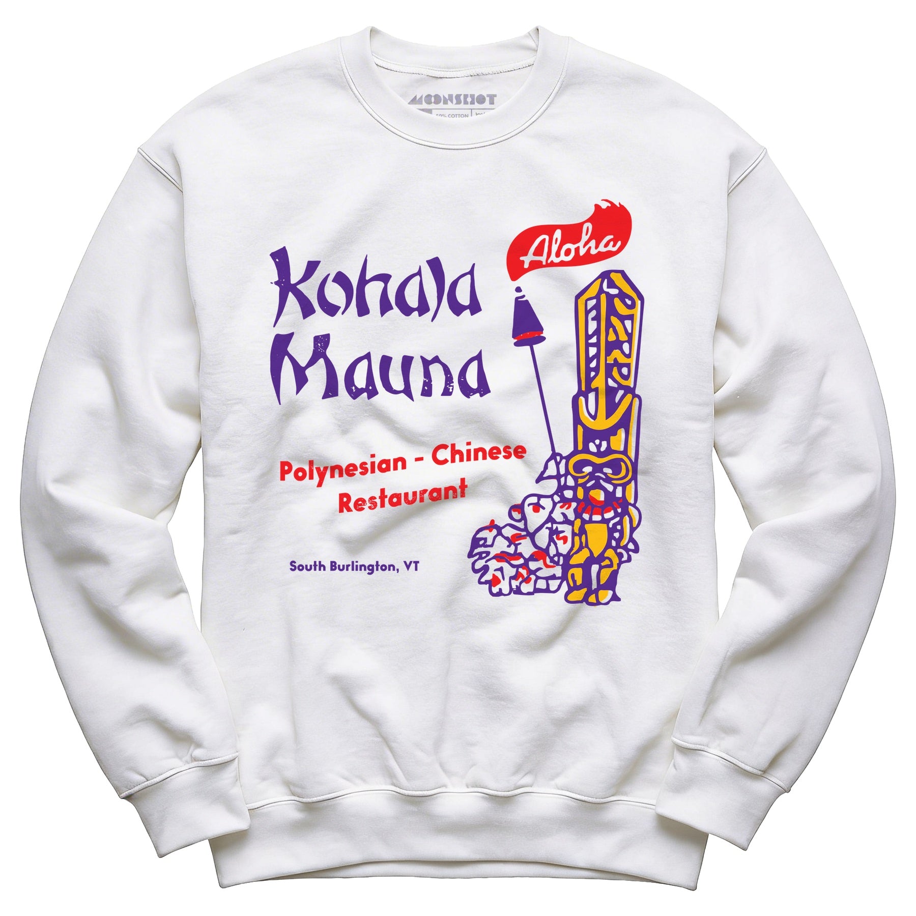 Kohala Mauna - South Burlington, VT - Vintage Tiki Bar - Unisex Sweatshirt