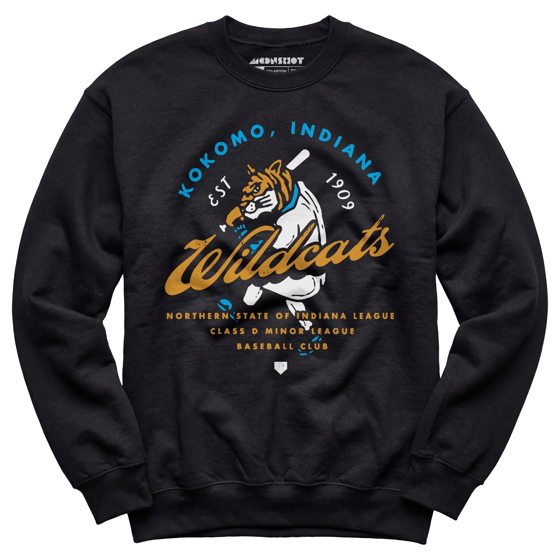 Kokomo Wildcats - Indiana - Vintage Defunct Baseball Teams - Unisex Sweatshirt