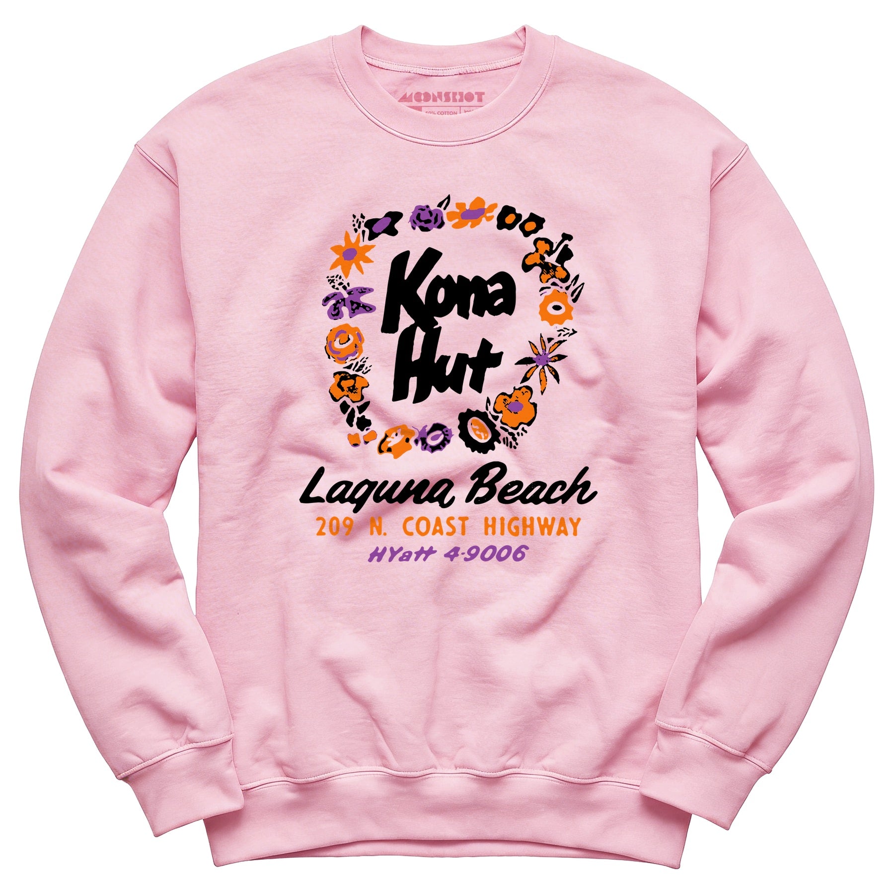 Kona Hut - Laguna Beach, CA - Vintage Tiki Bar - Unisex Sweatshirt