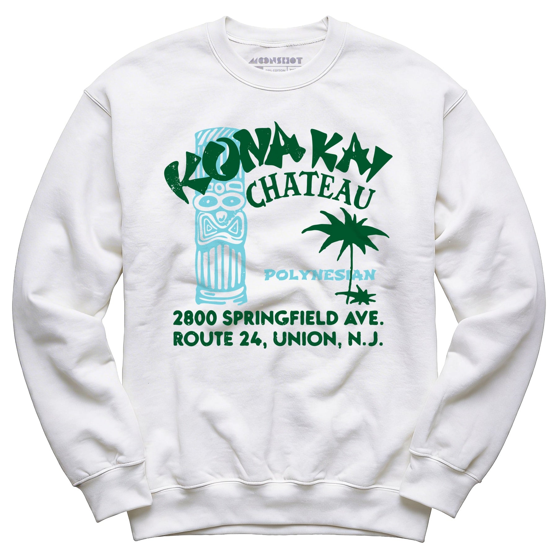 Kona Kai Chateau - Union, NJ - Vintage Tiki Bar - Unisex Sweatshirt