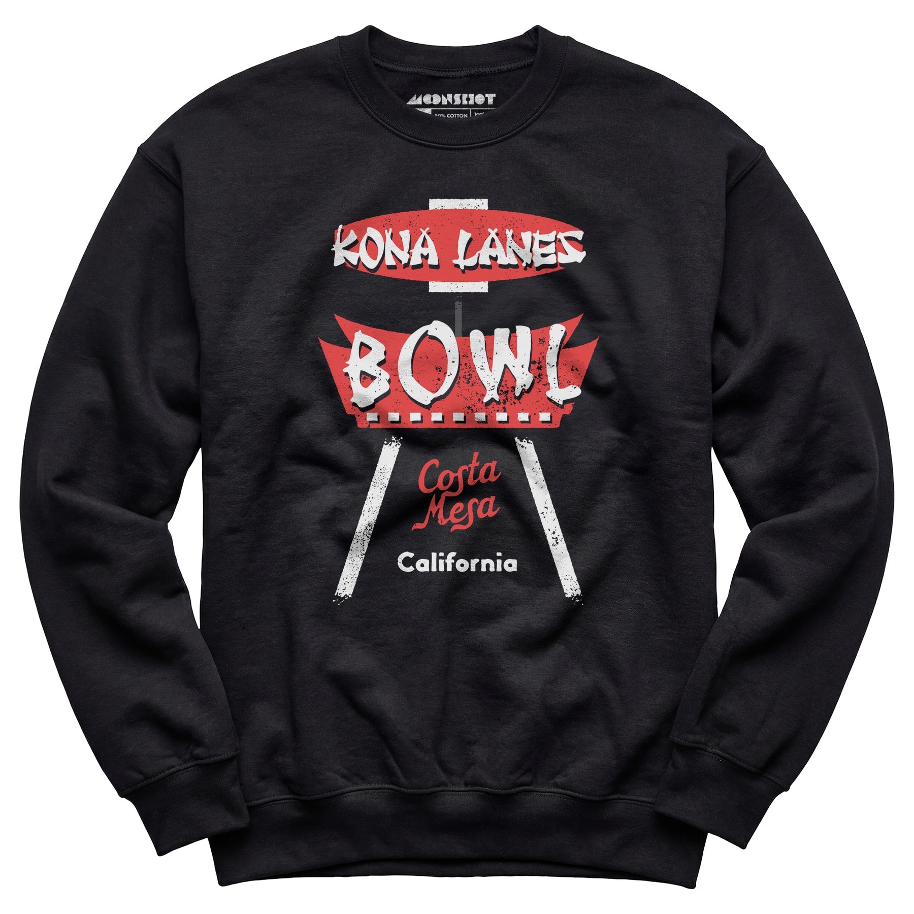 Kona Lanes - Costa Mesa, CA - Vintage Bowling Alley - Unisex Sweatshirt